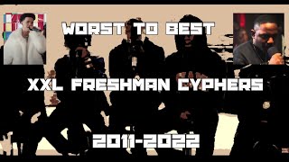 All 123 XXL Freshman Cyphers Ranked From Worst To Best 20112022 [upl. by Violeta17]