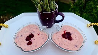 RECEPT ZA DOMACI VOCNI JOGURT SA VISNJAMAPripreme za iftar [upl. by Leissam120]