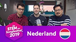 Eurovision 2019 Netherlands – Reaction video in Dutch  Songfestivalbe [upl. by Alad]