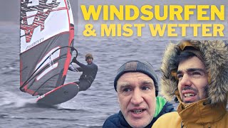 Ekelhafter geht kaum🥶  WINDSURFEN im WINTER [upl. by Eeryk248]