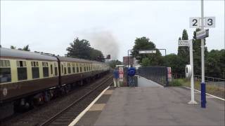 Torbay Express steam train through Bedminster [upl. by Itch325]