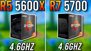 Ryzen 5 5600X vs Ryzen 7 5700  Which Is Better [upl. by Faunie]