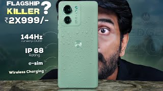 Motorola Edge 40 Unboxing amp First Impressions  Flagship Killer  in Telugu [upl. by Auqkinahs224]