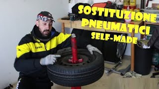 Tutorial sostituzione ed equilibratura statica pneumatici fai da te 🔧 [upl. by Euphemia508]