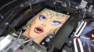 Working On The Incredible Face Mechanism Of A Williams Bride Of Pinbot Pinball Machine 2 [upl. by Yecnahc]