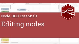 Editing nodes  NodeRED Essentials [upl. by Skip]