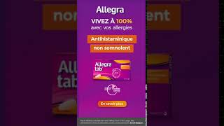 Allegratab Antihistaminique Non Somnolent  Publicité téléTV [upl. by Katleen]