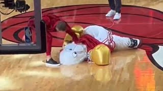 Conor Mcgregor Knocks Out Miami Heat Mascot Voiceover [upl. by Etnomal]