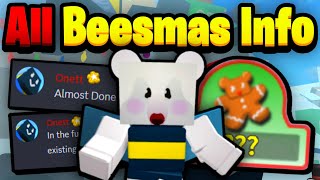 ALL BEESMAS RELEASE INFO  Bee Swarm Simulator Update [upl. by Dusen102]