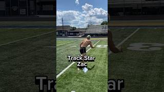 College Track Athlete getting Receiver work in for fun 🤝 [upl. by Nakeber]