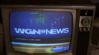 Watch a 1969 Zenith Color TV The Last evening of NTSC broadcasting [upl. by Sheffie]