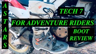 ALPINESTARS TECH 7 MOTOCROSS BOOTS FOR ADVENTURE RIDERS REVIEW [upl. by Meagher]