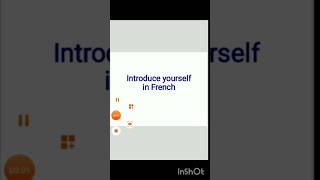 Présentezvousshorts frenchforbeginner youtubeshortseasyfrencheducationadvancefrench [upl. by Epul]