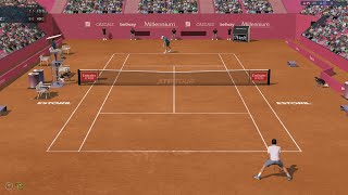 Christian Garin VS Hubert Hurkacz  ESTORIL  Full Ace Tennis Simulator  Gameplay [upl. by Suh684]