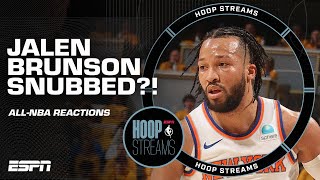 Was Jalen Brunson SNUBBED from the AllNBA First Team 👀  Hoop Streams [upl. by Aimahs33]