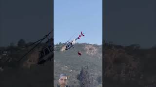 helicopter fire aereos firefighter travel bomberos [upl. by Kotto]