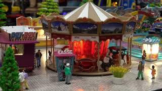 ModelspoorModelbouwbeurs Koggenhal De Goorn 2024 Miniatuur KERMIS [upl. by Aschim885]