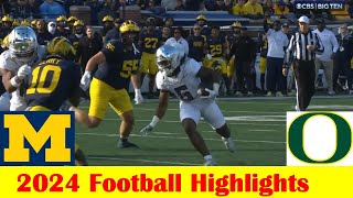 1 Oregon vs Michigan Football Game Highlights 11 2 2024 [upl. by Salahcin759]