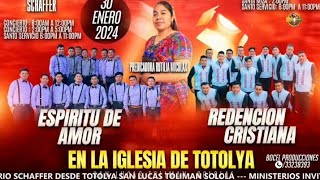 Concierto Ministerio Espíritu de Amor y Redención cristiana en vivo 30 de enero 2024 [upl. by Wallas859]