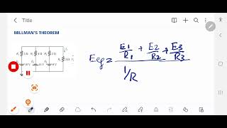 millmans theoremlec 1millmans theorem problems with solutions  millmans theorem explanation [upl. by Zwiebel]