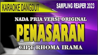 Karaoke dangdut penasaran nada pria  cipt rhoma irama [upl. by Ahtaela]