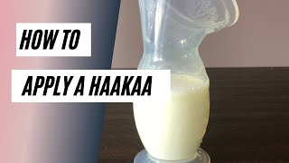 How to put on the Haakaa Silicone Pump [upl. by Naus]