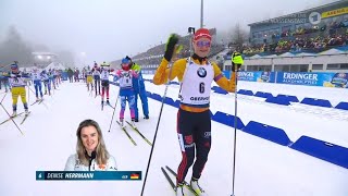 Biathlon  quot Massenstart Damen quot  Oberhof 2020  quot Mass Start Women quot [upl. by Gonagle]