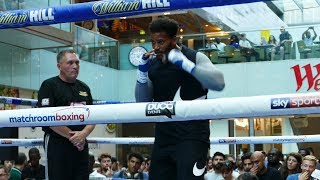 Nick Webb UNLOADS BIG SHOTS  Whyte vs Parker Workout [upl. by Byran]