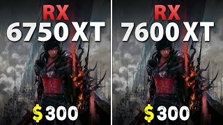 RX 6750 XT vs RX 7600 XT  Test in 12 Games [upl. by Selokcin]