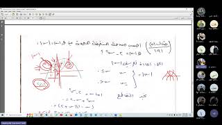 الدرس الخامس تطبيقات التكامل المحدود المساحات بين منحنيين 12 علمي 20240325 101952 تسجيل الاجتماع [upl. by Mohsen]