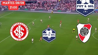 🔴INTER DE PORTO ALEGRE  RIVER PLATE EN VIVO  COPA LIBERTADORES EN FUT AND GOL [upl. by Aikat]