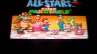 SNES Emulator on PSP playing Super Mario All Stars [upl. by Nathanoj]