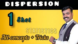 Dispersion  Standard Deviation  Quartile Mean deviation  Range   CA Foundation  Class 11 [upl. by Sadye985]