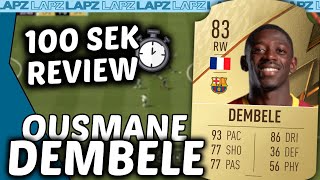 FIFA 22 OUSMANE DEMBELE REVIEW⚽️ Überteuerte Karte🧐 100 Sekunden Review [upl. by Tselec]