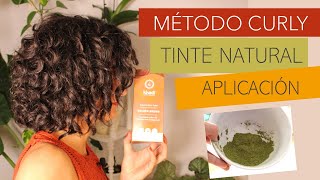 TINTE NATURAL COLORACIÓN VEGETAL O HENNA PARA MÉTODO CURLY Y PARA TODO TIPO DE PELO JOANA PATIKAS [upl. by Arrej717]