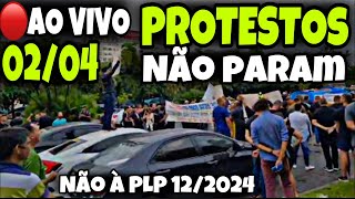 🔴0204 MAIS 1 MANIFESTAÇÃO DOS MOTORISTAS DE APLICATIVO  NÃO A PLP 122024 uber 99pop indrive [upl. by Fasa]