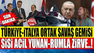 yunanla hemen zirve sisi Türkiyeyi sattı mı o 3 ülkeyle ortak savaş gemisi üretim hazırlığı [upl. by Costa672]