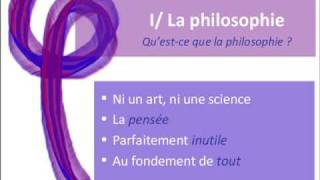 Cours de Philo  La Philosophie p1 [upl. by Oah247]