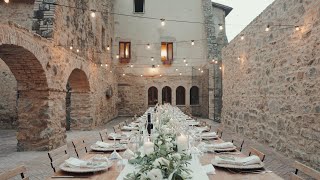 Intimate Airbnb Wedding in the Tuscany Countryside  Antico Convento Dei Cappuccini Montalcino [upl. by Eremahs]