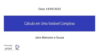 Cálculo e Uma Variável Complexa  Aula 01 [upl. by Olsson648]