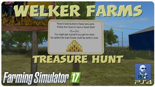 FS17 PS4 Welker Farms Treasure Hunt [upl. by Callas198]