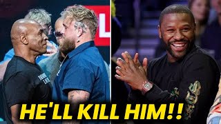 JUST IN Floyd Mayweather WARNED Jake Paul To QUIT Tyson Fight [upl. by Keller]