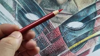 DETAILS Colored Pencil Hyperrealistic Drawing Process [upl. by Pendergast36]