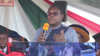 Bungoma Governor Kenneth Lusakas Speech during Kibabii University 8th Graduation Ceremony [upl. by Suedaht]