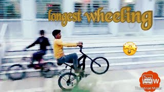 longest cycle wheeling in Rawalpindi 14 year old child [upl. by Cohette448]