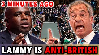 Nigel Farage SLAM David Lammy as He Makes BIG ADMISSION in DISASTER Speech [upl. by Ladonna]