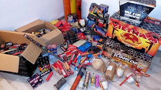 MEGA COLECTIE PETARDE SI ARTIFICII SPECIALA 70K ABONATI 20232024  Unboxing Firecrackers Fireworks [upl. by Onilegna]