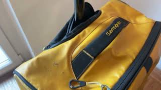 Samsonite Yellow Duffel The Perfect Travel Companion You Need [upl. by Nosoj]