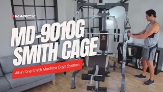 The Marcy MD9010G Smith Cage Home Gym [upl. by Laefar14]