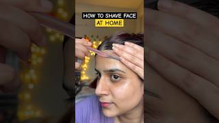 ‼️STOP shaving your face‼️shavingroutine facialhairs hairremoval faceshavingShiksha Singh [upl. by Coray586]